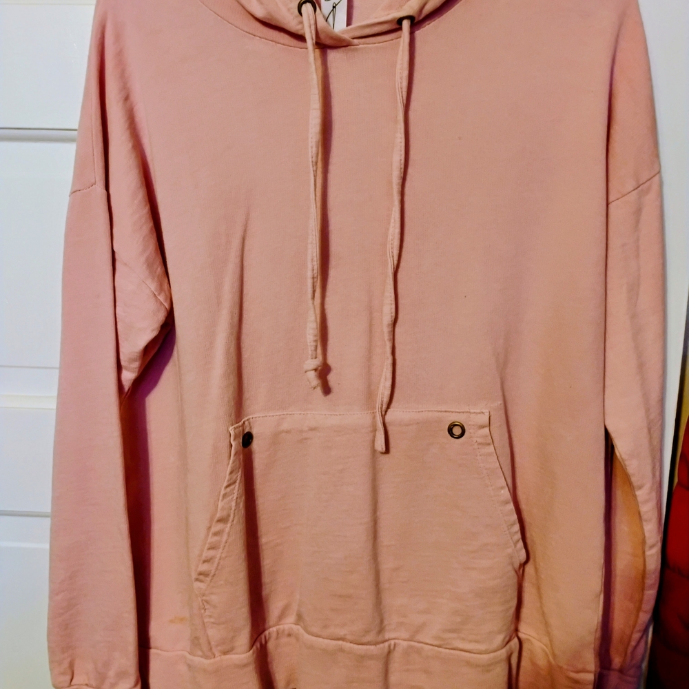 Pink Hoodie with Front Pocket